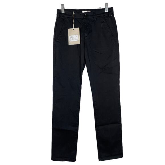 NEW $195 40WEFT Briana 5443 Black Trouser Pants      Size:  IT 38  US 2 - Picture 1 of 3